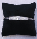 Load image into Gallery viewer, Twin Baguette Sparkle Charm Children’s Bracelet