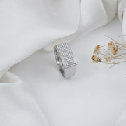buy bold diamond illusion chunkey mens ring at everlane jewels