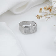 buy bold diamond illusion chunkey mens ring at everlane jewels