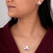 Blush Bloom Pendant Set