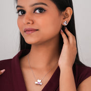 Blush Bloom Pendant Set