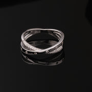 Eternity Twist Silver Ring
