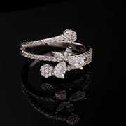 Celestial Blossom Silver Ring