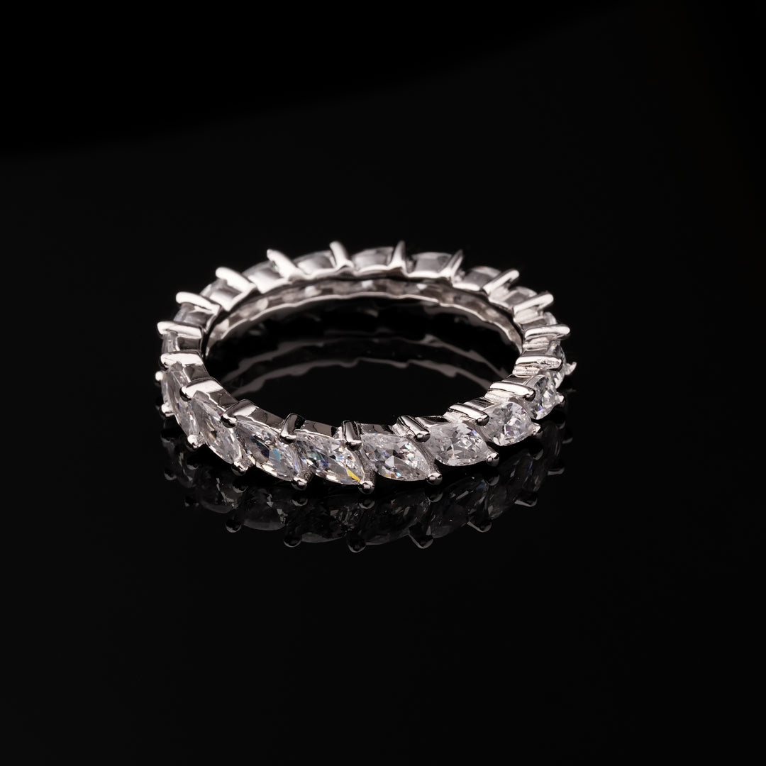 Marquise Whisper Eternity Band