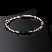 fancy silver  plated designed bracelet