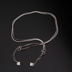 Load image into Gallery viewer, Silver Glide Snake Chain Anklet
