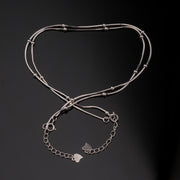 Sleek Orbit Anklet