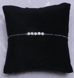 Load image into Gallery viewer, Dainty Floral Sparkle Bracelet
