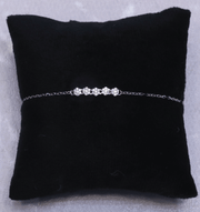 Dainty Floral Sparkle Bracelet