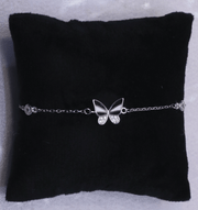 Black & White Butterfly Bracelet
