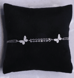Load image into Gallery viewer, Twin Butterfly Charm Bracelet
