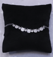 Sparkling Circle Link Bracelet