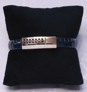 Modern Grid Ceramic Men's Bracelet