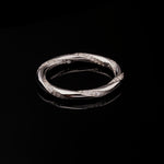 Load image into Gallery viewer, sterling silver moissanite band ring